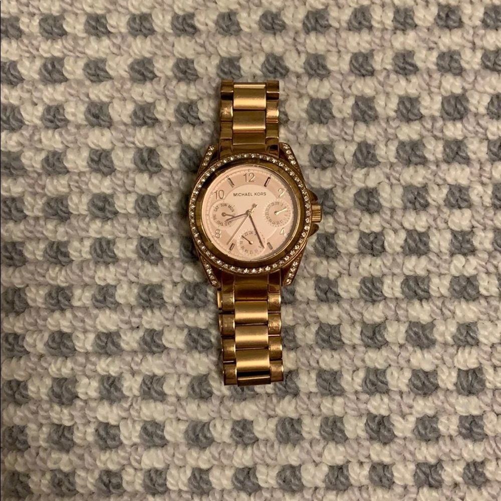 Michael Kors rose gold watch